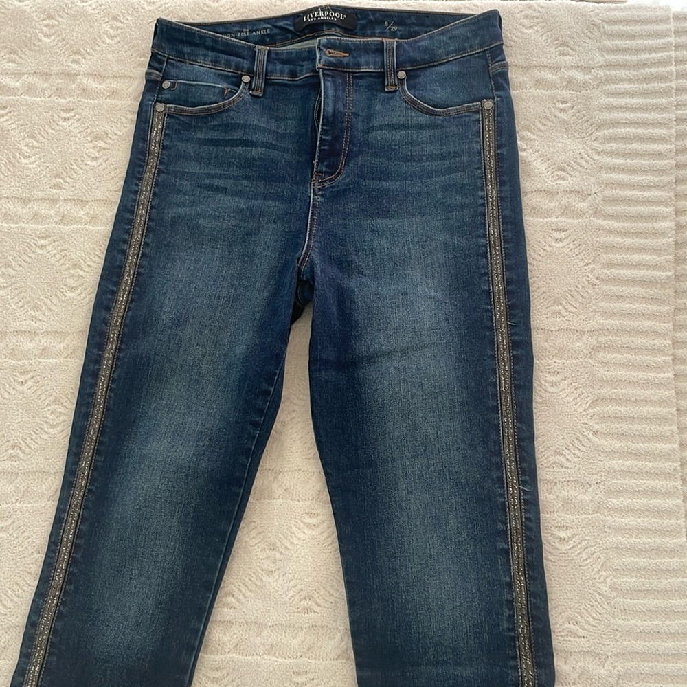 Liverpool embellished jeans